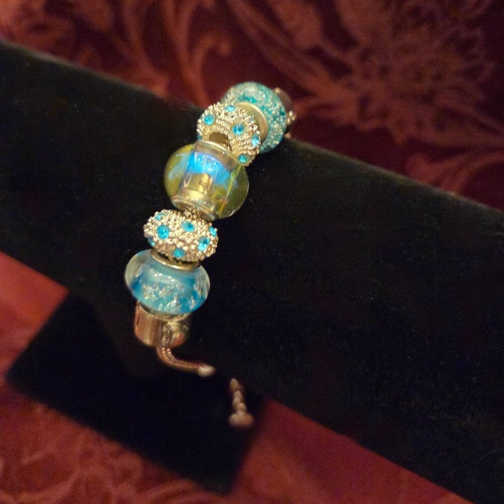 Snake Chain Bead Bracelet